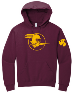 MC Fightin' Knights - Burgundy Hoodie