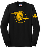 MC Fightin' Knights - Long Sleeve T Shirt (Gold, Burgundy, Grey or Black)