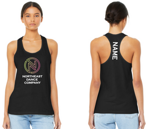 NHS Dance Company - Black Ladies Racer Back Tank Top