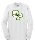 Green Hornets Travel Baseball - SP Long Sleeve T Shirt (Grey, White or Forest Green)