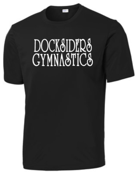 Docksiders - Letters- SS Performance Shirt (White, Grey or Black)