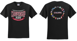 2025 AACPS CHAMPS - Black Cotton/Poly Short Sleeve Shirt