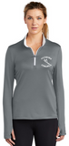 Docksiders - Ladies Nike 1/4 ZIP (Black or Grey) (EMBROIDERED)