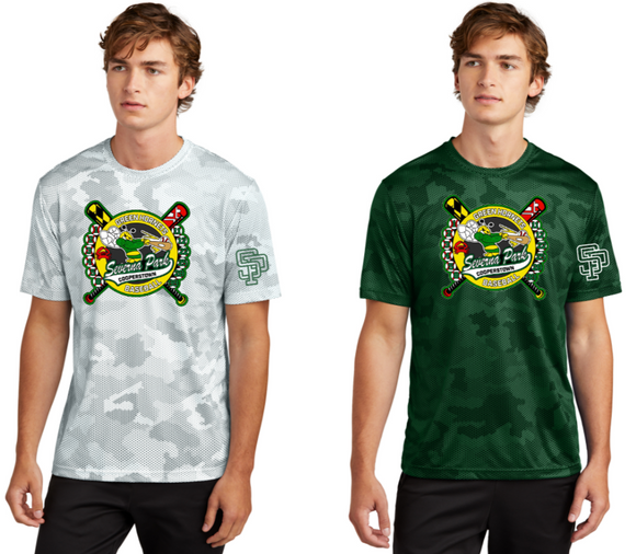 2025 Cooperstown - Camo Hex Short Sleeve Shirt (White or Green)