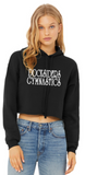 Docksiders - Letters - Women's Sponge Fleece Cropped Hoodie (Black, Storm or Heather Dust)