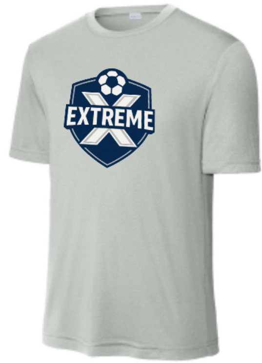 Extreme Soccer - Grey Performance Short Sleeve Shirt