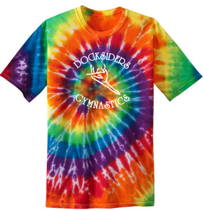 Docksiders - Official Tye Dye Short Sleeve Shirt (Rainbow or USA Rainbow)