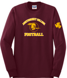 MC Fightin' Knights - Classic - Long Sleeve T Shirt (Gold, Burgundy, Grey or Black)