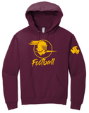 MC Fightin' Knights - Lettered - Hoodie (Gold, Burgundy, Grey or Black)