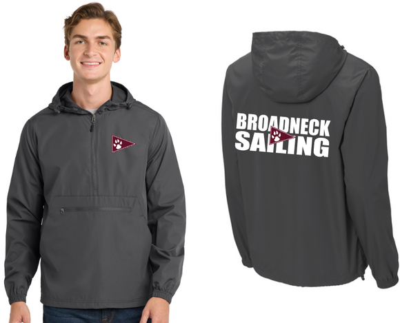 Broadneck Sailing - Graphite Packable Windbreaker