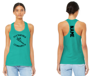 Docksiders - Teal Ladies Racer Back Tank Top