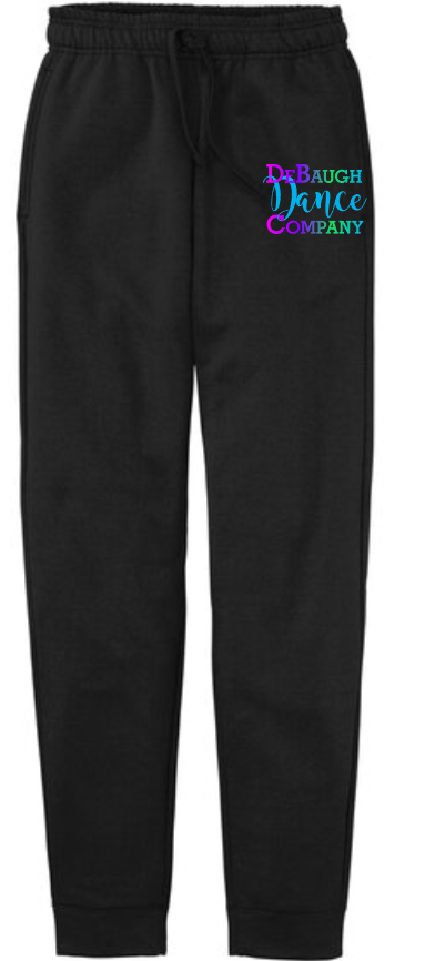 DeBaugh - Sweatpants (Joggers or Open Bottom) (Black)