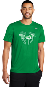 MSCS - RUNNING- Nike Legend SS T Shirt - Green