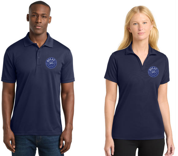 Relay ES - Navy Blue Short Sleeve Polo Shirt (Men's or Lady)