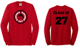 GB Class of 27 - 27 - Long Sleeve Shirt (Grey, Black or Red)