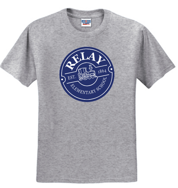 Relay ES - Circle - Grey Short Sleeve Shirt
