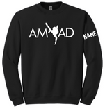 AMAD - Letter - Crew Neck Sweatshirt (White or Black)