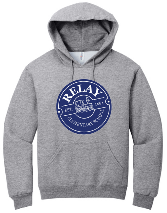 Relay ES - Circle - Grey Hoodie