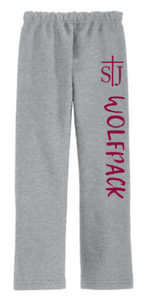 St. Joseph - Open Bottom Sweatpants (Grey or Black)