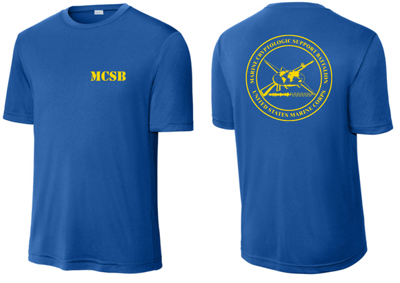 Turducken Bowl - Royal Blue with Yellow Performance Short Sleeve Shirt - Order by 11/7