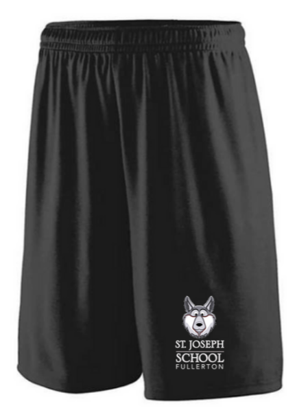 St. Joseph - Stacked - Training Shorts (Black, Grey or Silver)