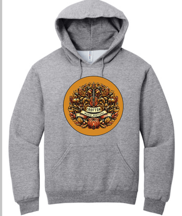 Crofton Music Festival - Hoodie Sweatshirt (with Sponsors on Back)