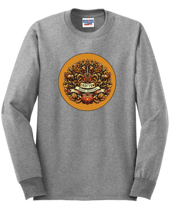 Crofton Music Festival - Long Sleeve Shirt (Sponsors on Back)