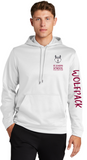 St. Joseph- Stacked with Sleeve - Performance Hoodie Sweatshirt (Maroon, White, Silver or Black) (YOUTH AND ADULT)