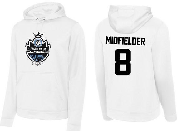 Pasadena Classic - White Performance Hoodie (ONLINE ONLY)