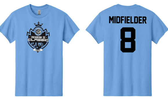 Pasadena Classic - Carolina Blue Cotton Short Sleeve Shirt