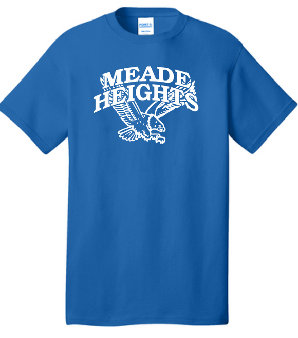 Meade Heights Elementary - Royal Blue Short Sleeve Shirt (Youth and Adult Sizes)