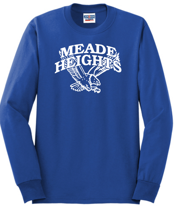 Meade Heights Elementary - Royal Blue Long Sleeve Shirt (Youth and Adult Sizes)
