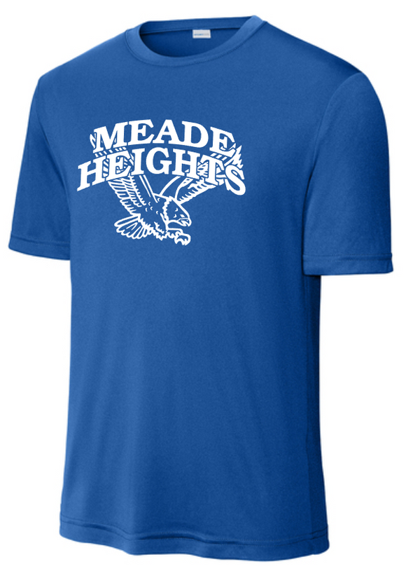 Meade Heights Elementary - Royal Blue Performance Short Sleeve Shirt
