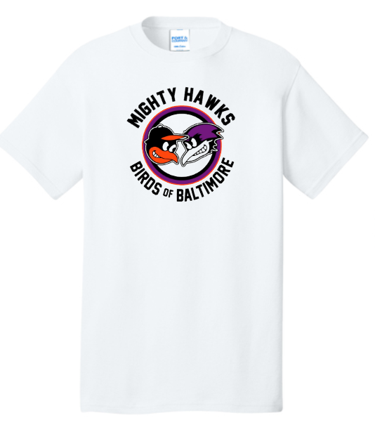 Meade Heights Elementary - BIRDS - White Short Sleeve Shirt (Youth and Adult Sizes)