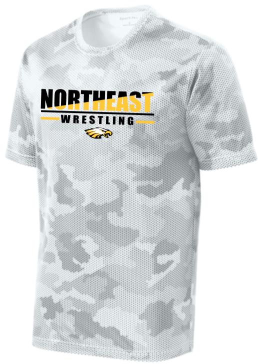 NHS Wrestling - Traditional - Camo Hex Short Sleeve Shirt