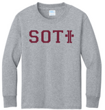SOTI - Letters Long Sleeve Shirt (Maroon or Grey)