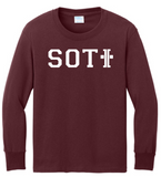 SOTI - Letters Long Sleeve Shirt (Maroon or Grey)