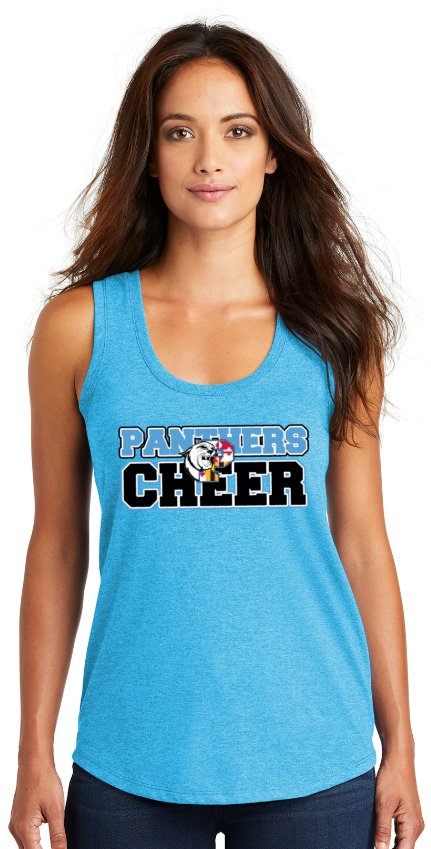 Panthers Cheer - Cheer District Blue Tank Top