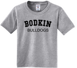 Bodkin Elementary - Letters Short Sleeve Shirt (Green or Grey)