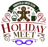 2025 ASC Holiday Swim Meet - Grey Crewneck Sweatshirt (Youth and Adult)