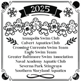 2025 ASC Holiday Swim Meet - Grey Crewneck Sweatshirt (Youth and Adult)