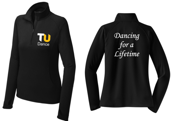 TU DANCE - Official Competitor 1/4 Zip Pullover (Black)