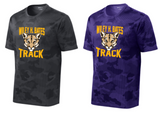 WHBMS - SPORTS - Camo Hex Short Sleeve Shirt (PICK YOUR SPORT) (Black or Purple)
