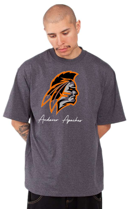 Apaches - Big Apache - Shaka Unisex Max Heavyweight T-Shirt (Grey)