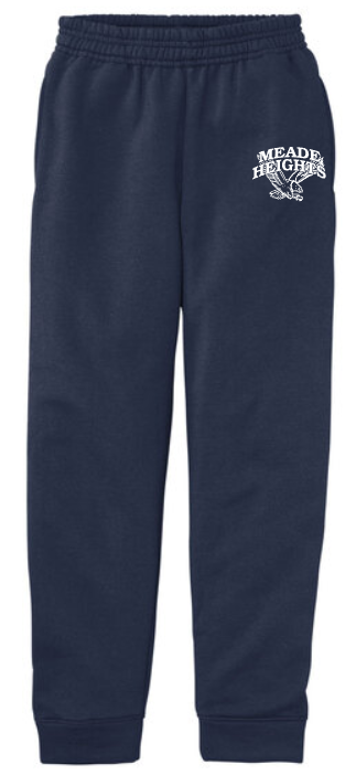 Meade Heights Elementary - Jogger Sweatpants (Back or Navy)