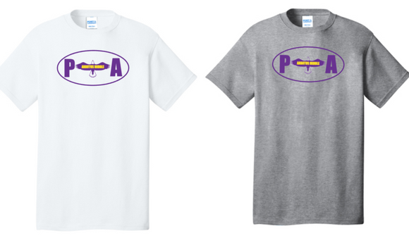 Arbutus Middle - PTA- Short Sleeve Shirt (White or Grey)