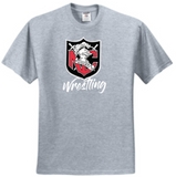 NC Wrestling - Shield - Short Sleeve Shirt (Grey or Black)