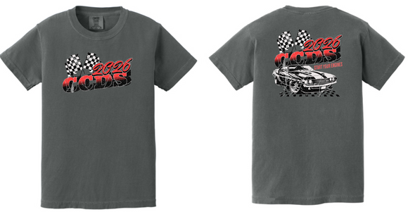 CCDS - START YOUR ENGINES - SS T Shirt (Comfort Colors) (White, Grey or Pepper)
