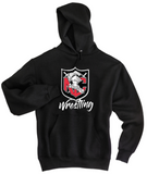 NC Wrestling - Shield - Hoodie Sweatshirt (Black or Grey)