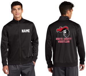 NC Wrestling - Knight - Warm Up Jacket (Black)